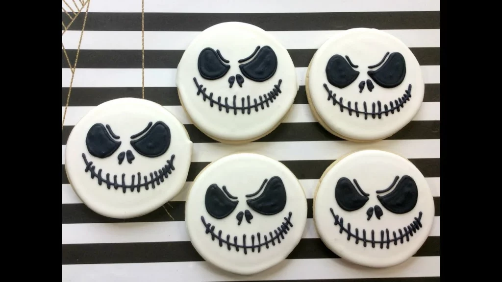 Recipe for Cookies Inspired by Jack Skellington - feastfulcuisine.com