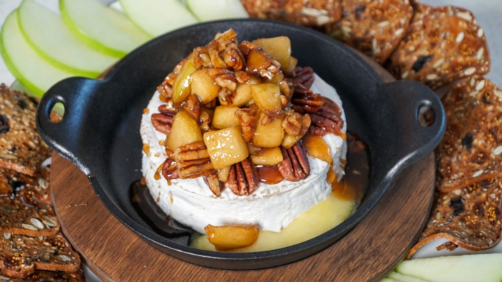 Sumptuous Baked Brie With Pecans Recipe Cooking Fanatic   Baked Brie With Pecans Recipe 2 1024x576 