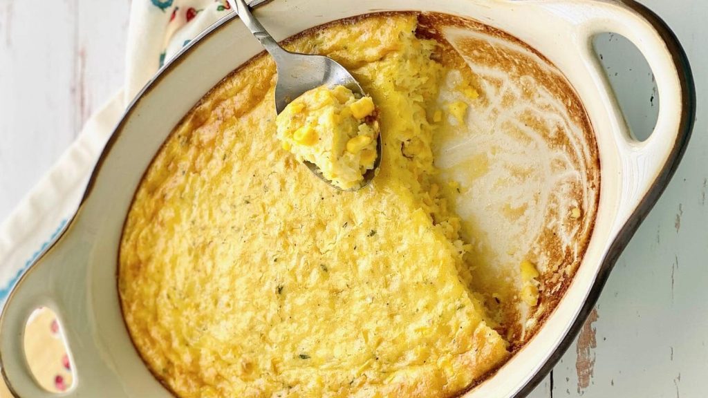 Creamy Grandma’s Corn Pudding Recipe - Cooking Fanatic