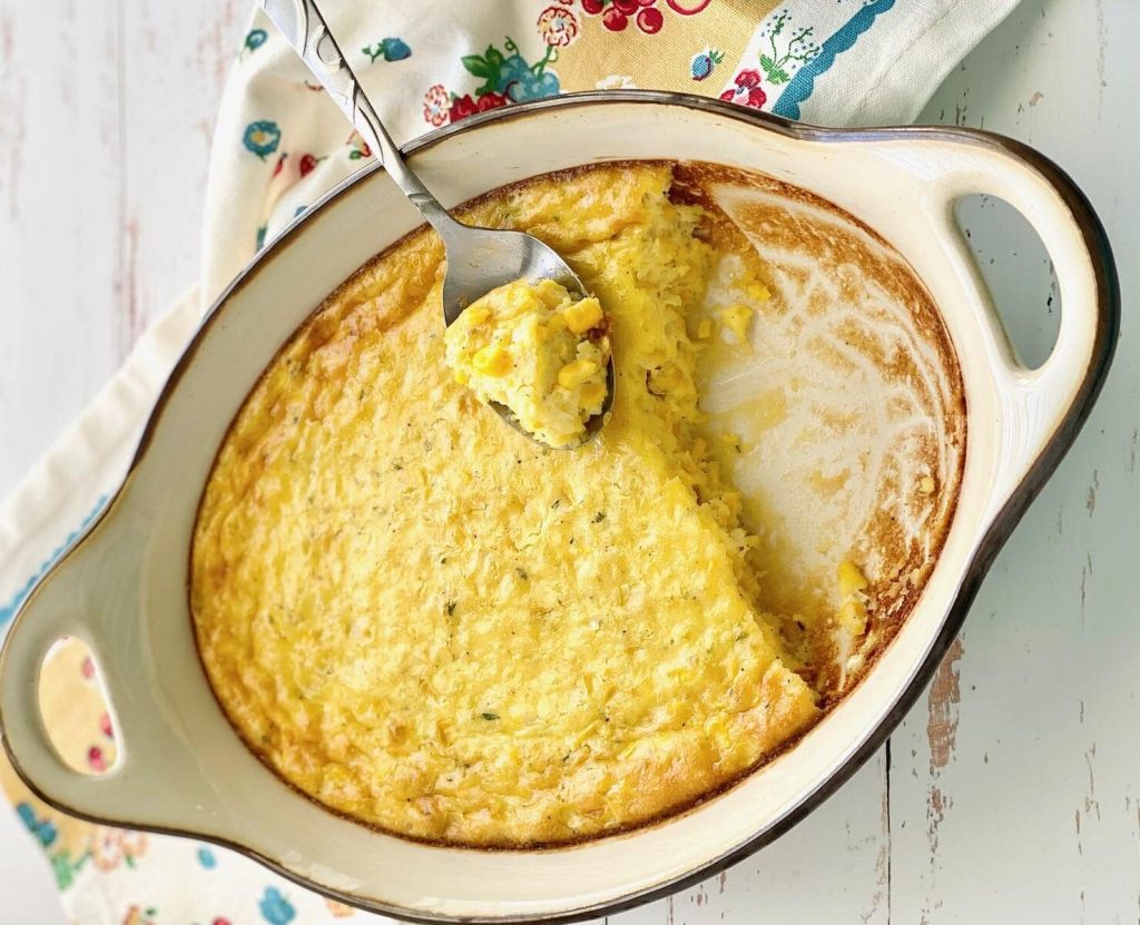 Creamy Grandma’s Corn Pudding Recipe - Cooking Fanatic