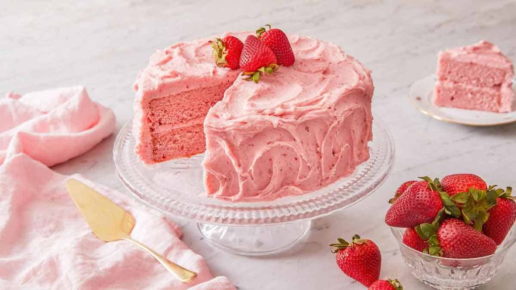 Delectable Paula Deen Strawberry Cake Recipe Cooking Fanatic   Paula Deen Strawberry Cake Recipe 2 1024x576 