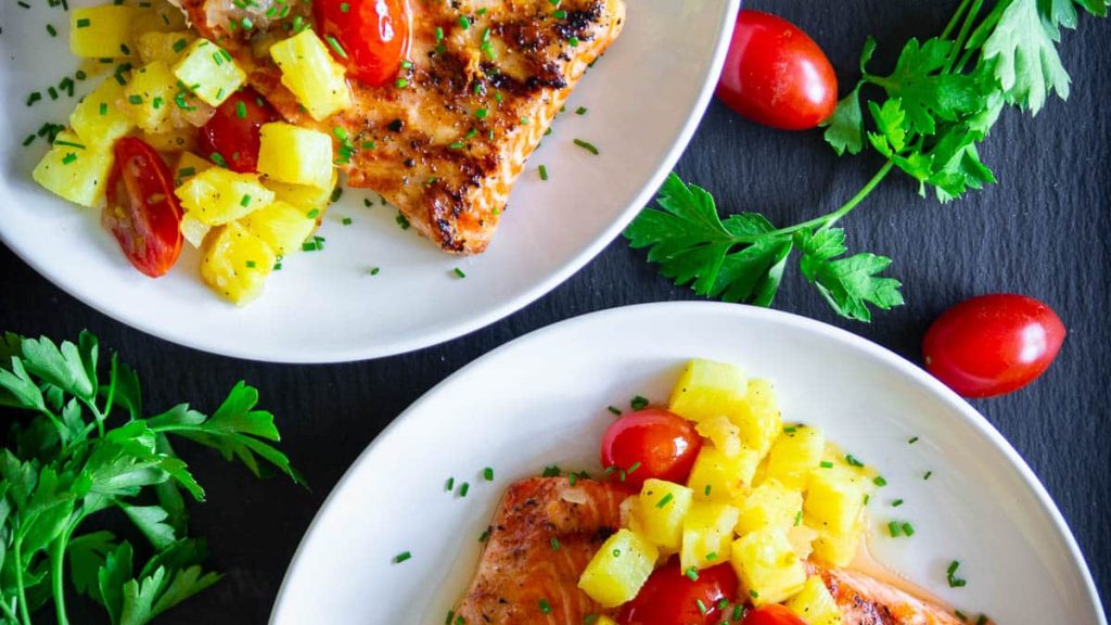 Pineapple Salmon - Cooking Fanatic